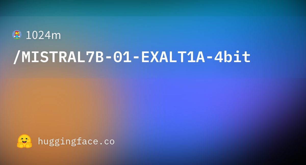 1024m/MISTRAL7B-01-EXALT1A-4bit · Hugging Face