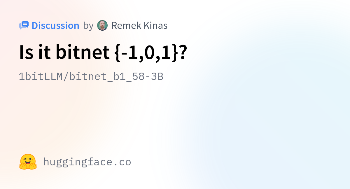 1bitLLM/bitnet_b1_58-3B · Is It Bitnet {-1,0,1}?