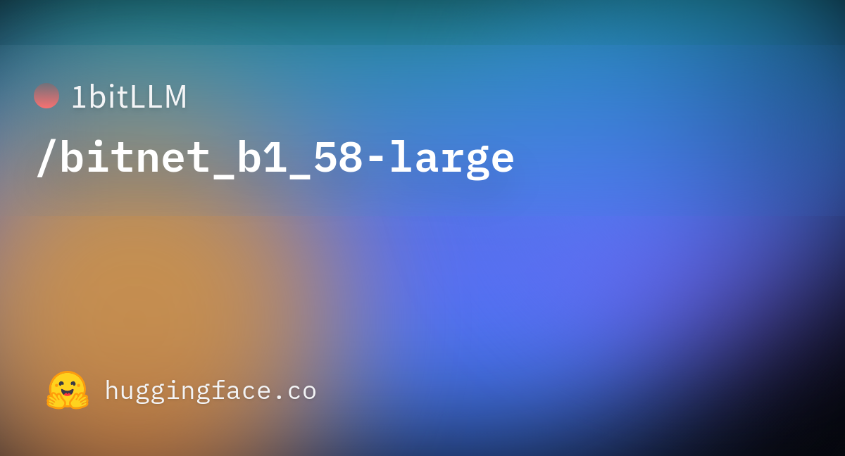 Modeling_bitnet.py · 1bitLLM/bitnet_b1_58-large At Main