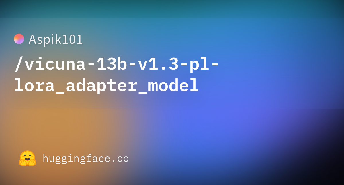 Aspik101/vicuna-13b-v1.3-pl-lora_adapter_model · Hugging Face