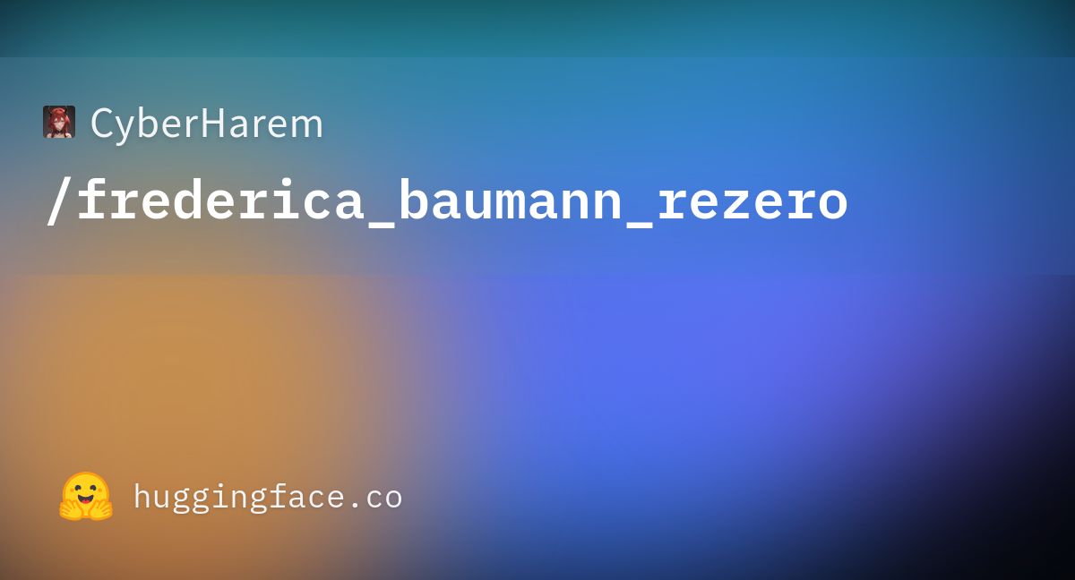 CyberHarem/frederica_baumann_rezero at main