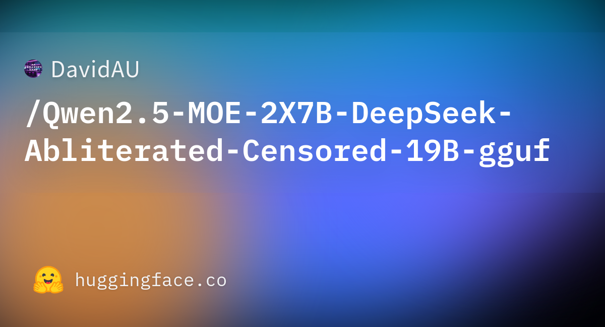 Qwen2.5-MOE-2X7B-DeepSeek-Abliterated-Ce