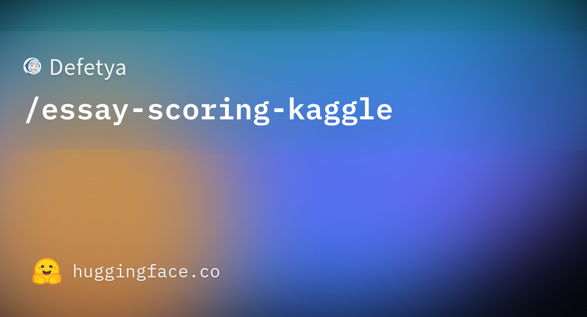 automated essay scoring kaggle