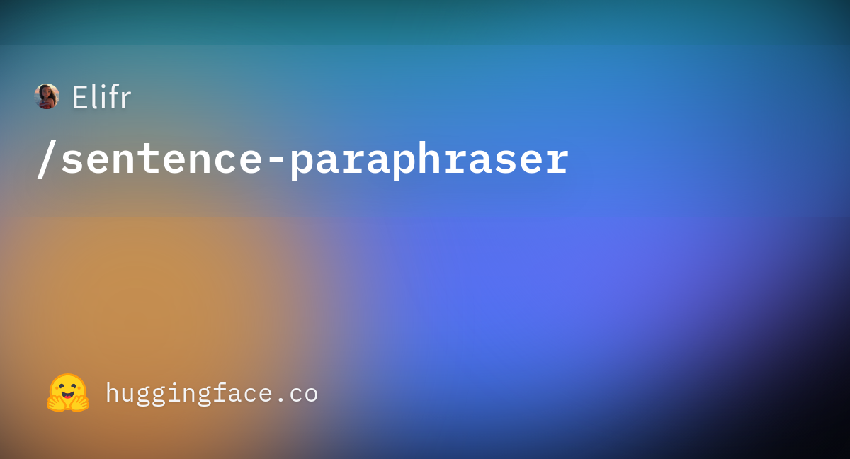 elifr-sentence-paraphraser-training-metrics