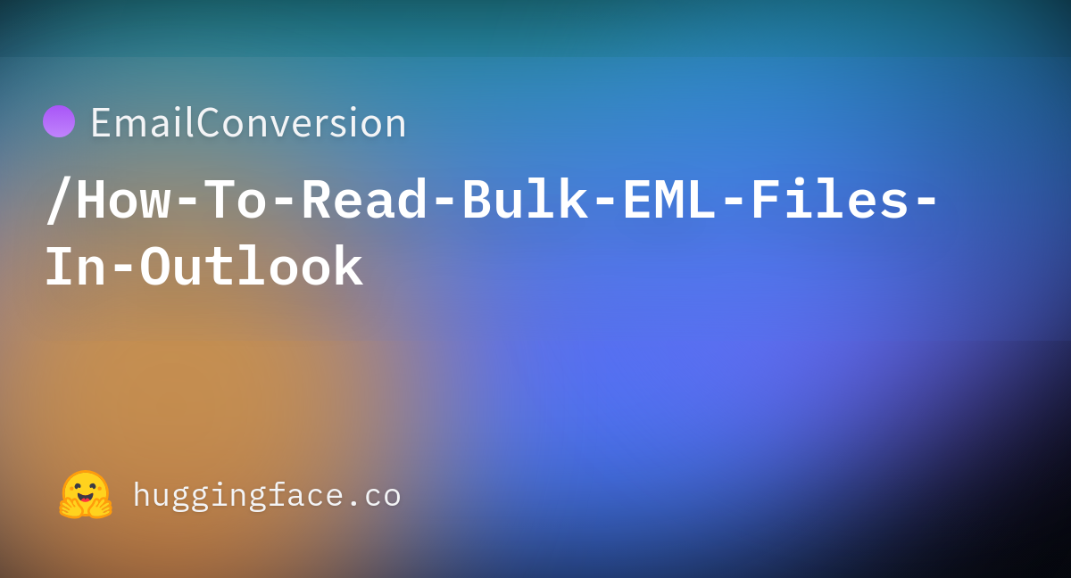 can mailbird read eml files