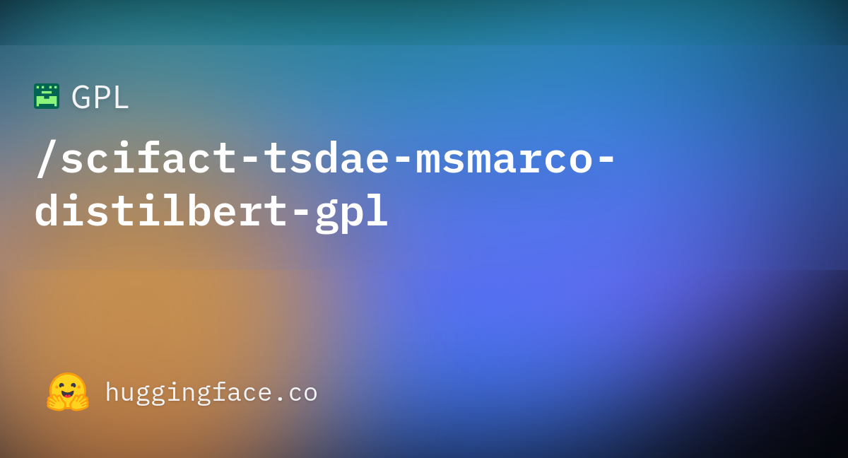 gpl-tasb/vocab.txt · GPL/scifact-tsdae-msmarco-distilbert-gpl at main