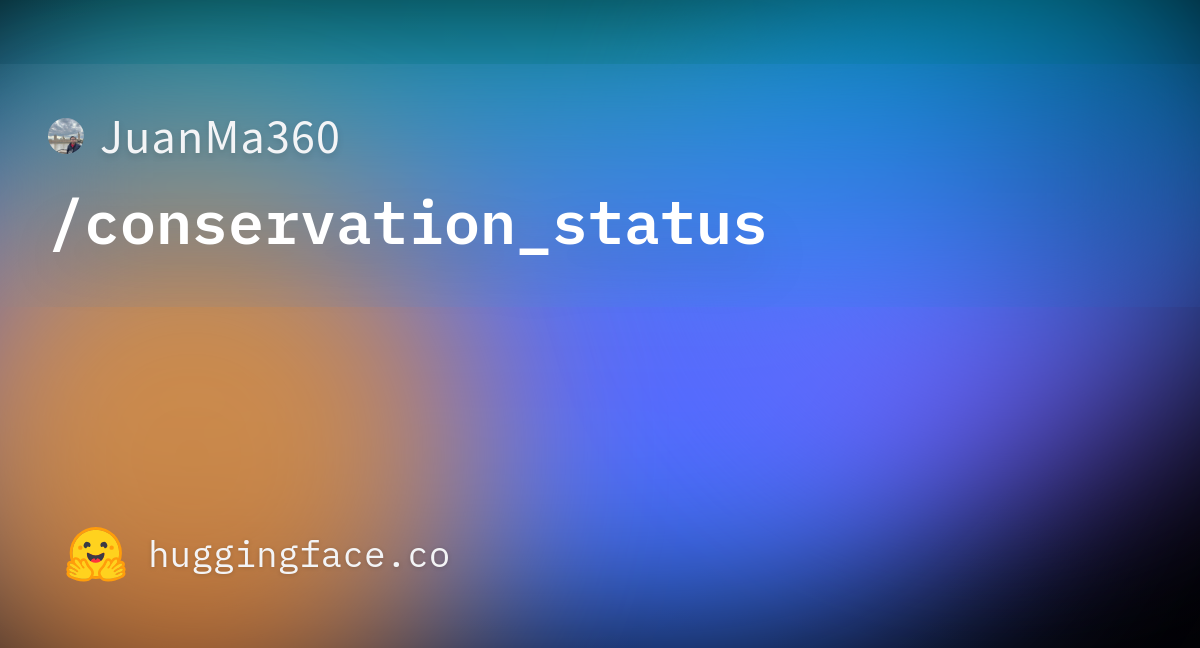 JuanMa360 conservation status At Main juanma360-conservation-status-at-main