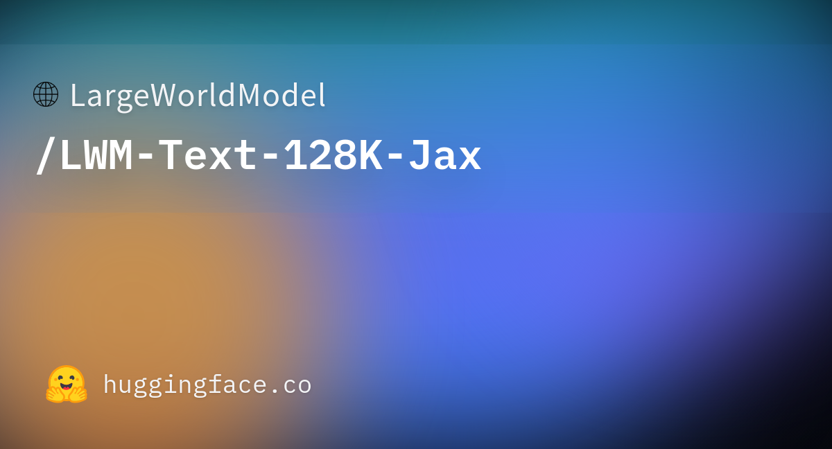 Commits · LargeWorldModel/LWM-Text-128K-Jax