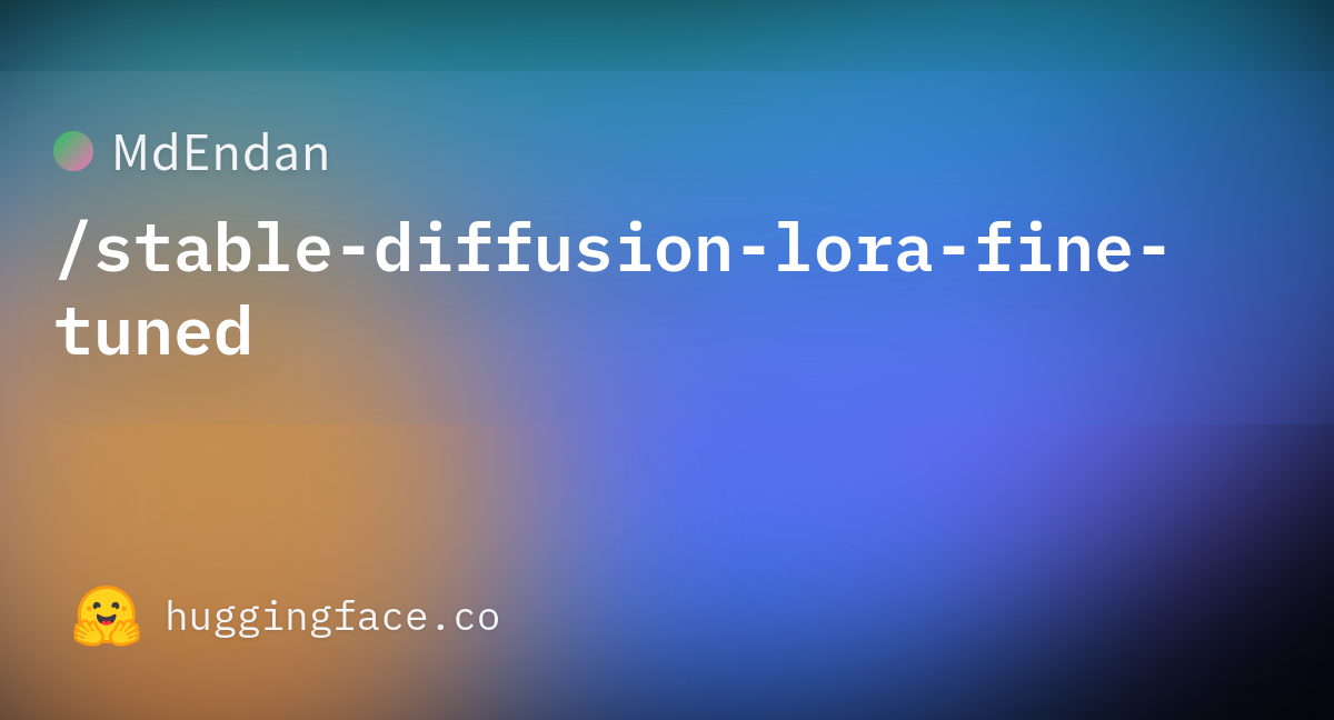 MdEndan/stable-diffusion-lora-fine-tuned · Hugging Face