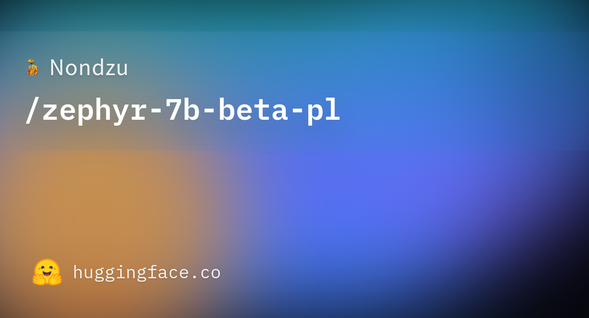 Nondzu/zephyr-7b-beta-pl · Hugging Face
