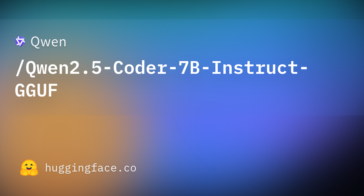 Qwen/Qwen2.5-Coder-7B-Instruct-GGUF · Hugging Face