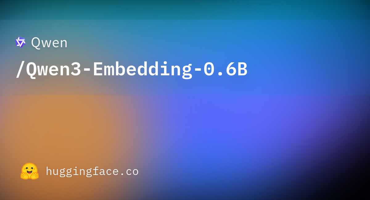The Qwen3 Embedding Model