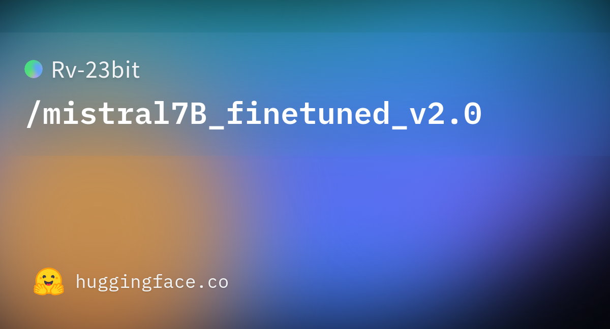 Rv-23bit/mistral7B_finetuned_v2.0 At Main
