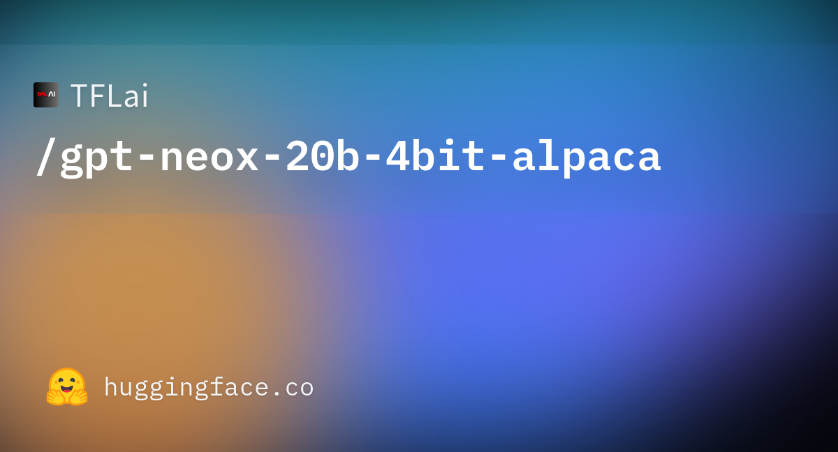 TFLai/gpt-neox-20b-4bit-alpaca · Hugging Face