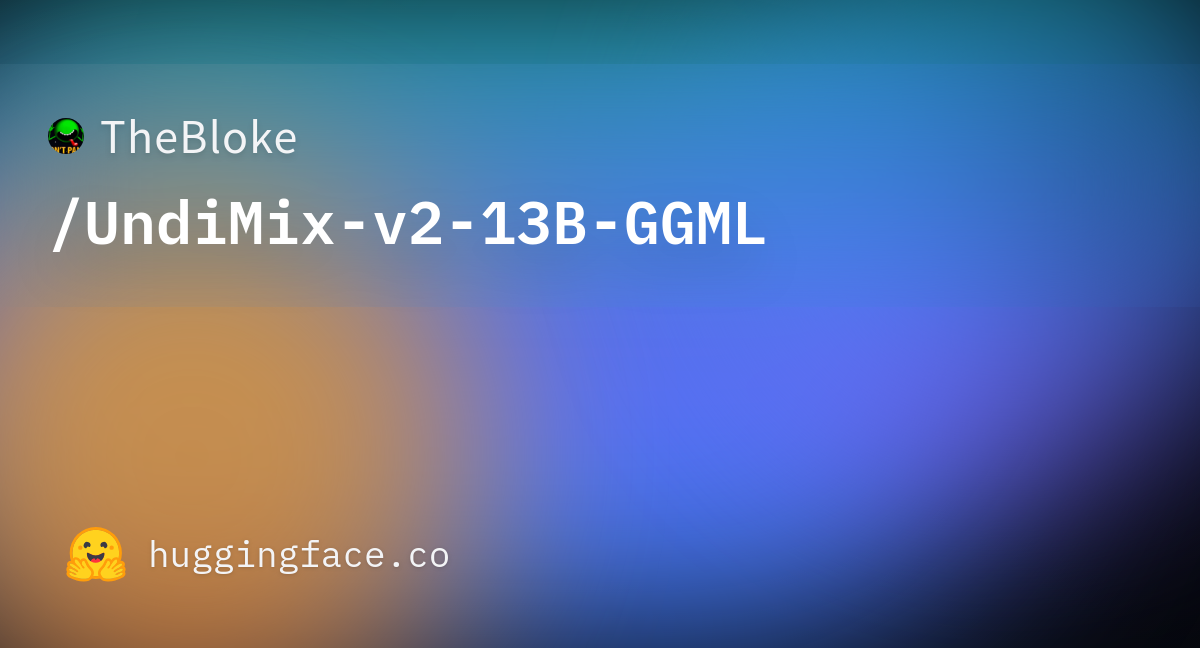 TheBloke/UndiMix-v2-13B-GGML · Hugging Face