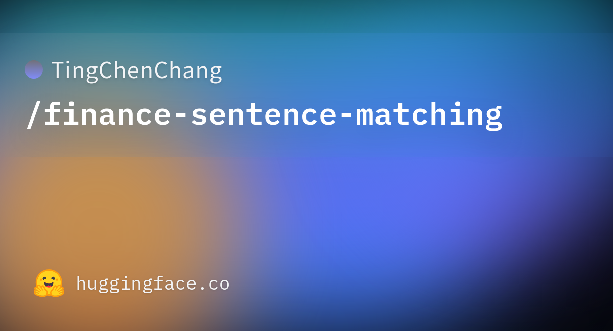 tingchenchang-finance-sentence-matching-hugging-face