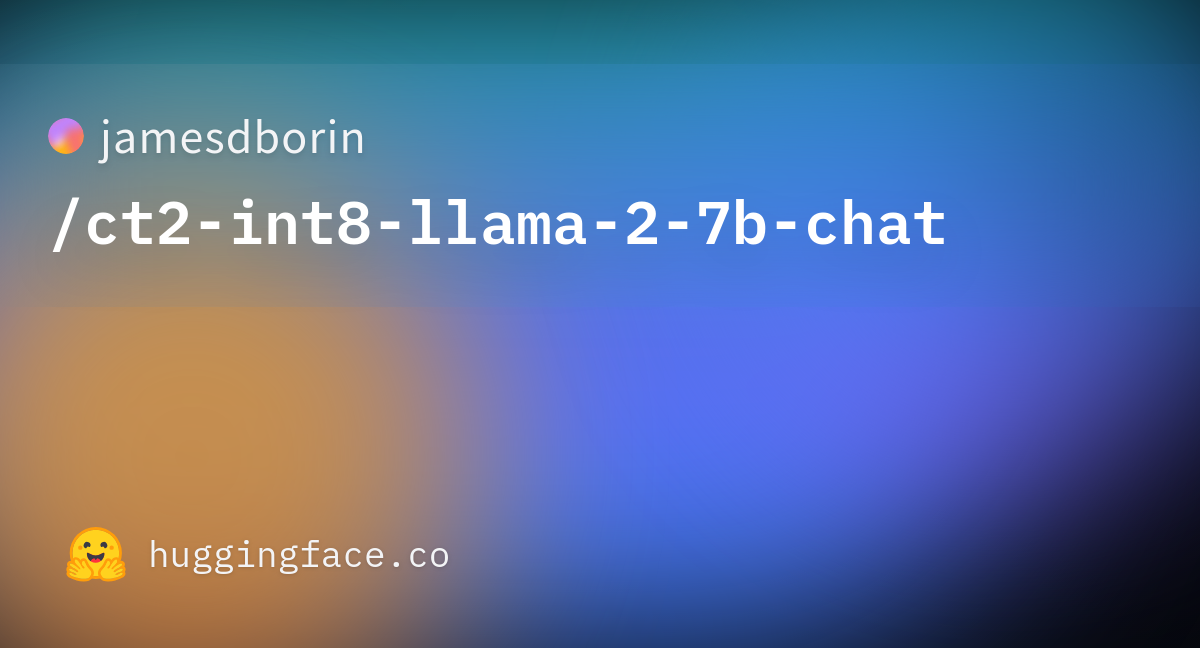 TitanML/ct2-int8-llama-2-7b-chat · Hugging Face