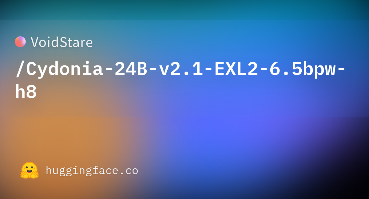 VoidStare/Cydonia-24B-v2.1-EXL2-6.5bpw-h8 · Hugging Face