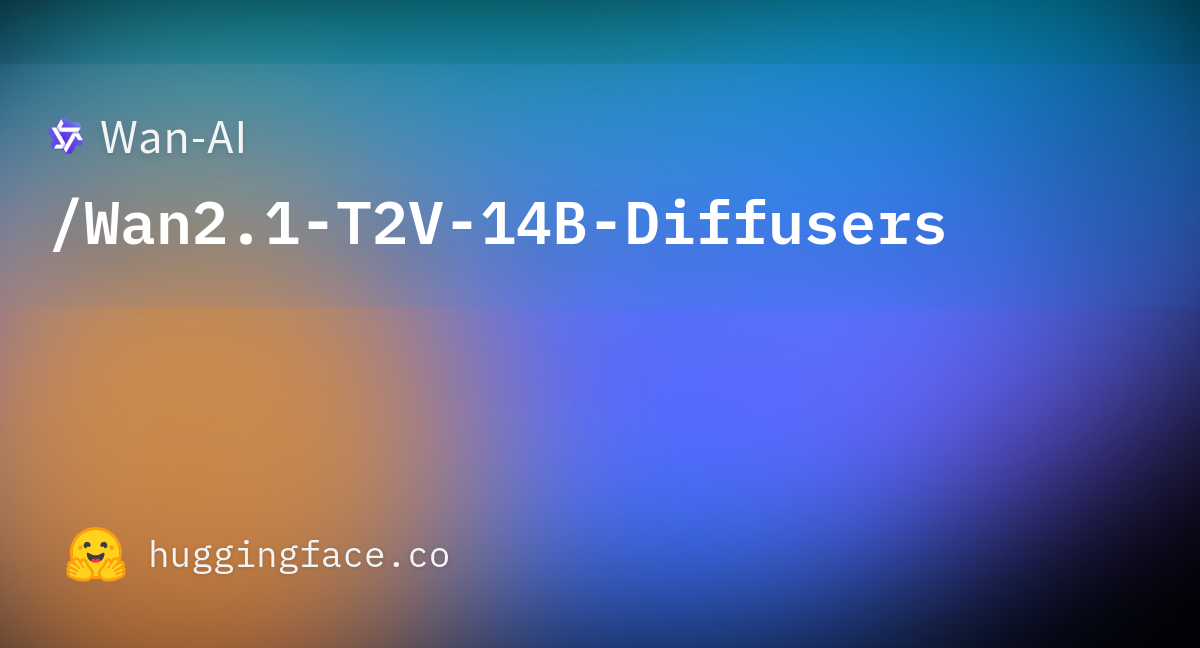 Wan ai wan2 1 t2v 14b diffusers discussions