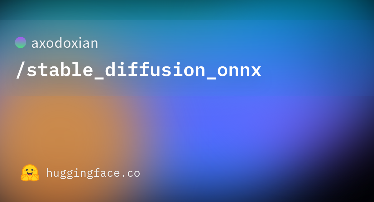 Axodoxian stable diffusion onnx at main