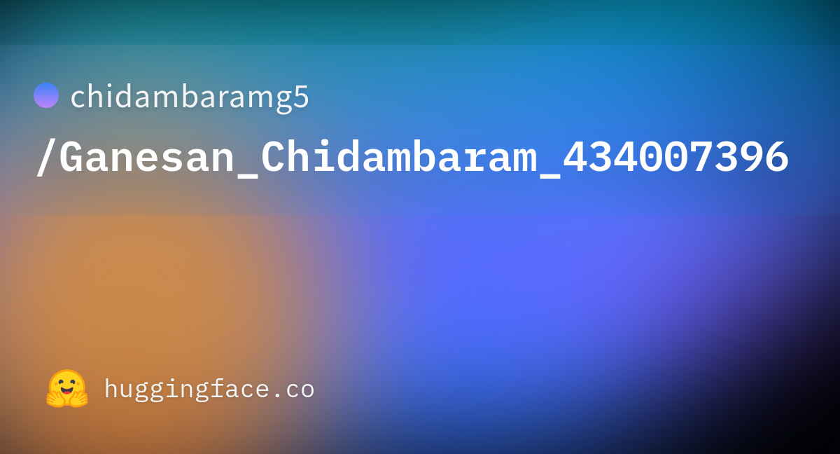 Chidambaramg5 ganesan chidambaram 434007396 at main