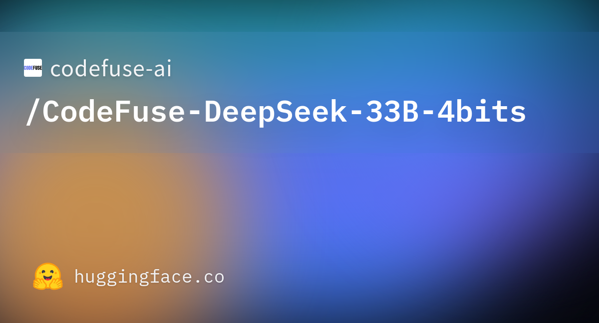 codefuse-ai/CodeFuse-DeepSeek-33B-4bits · Hugging Face