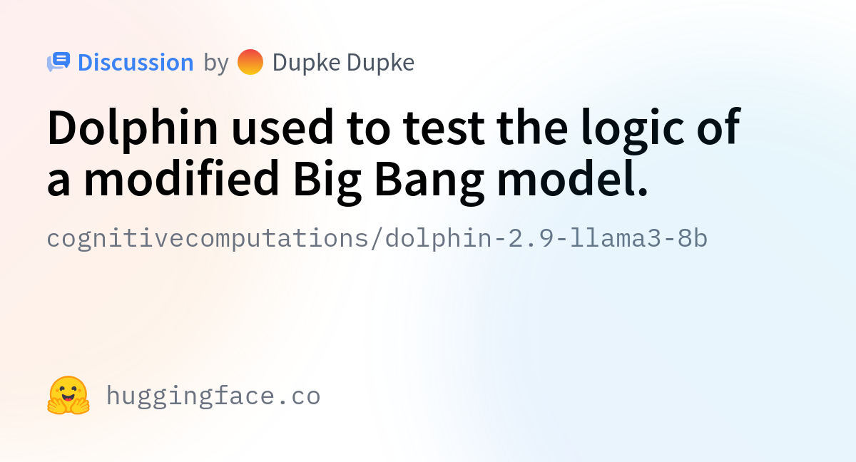 Cognitivecomputations/dolphin-2.9-llama3-8b · Dolphin Used To Test The ...