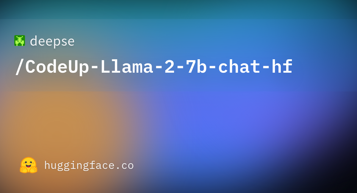 Deepse/CodeUp-Llama-2-7b-chat-hf At Main