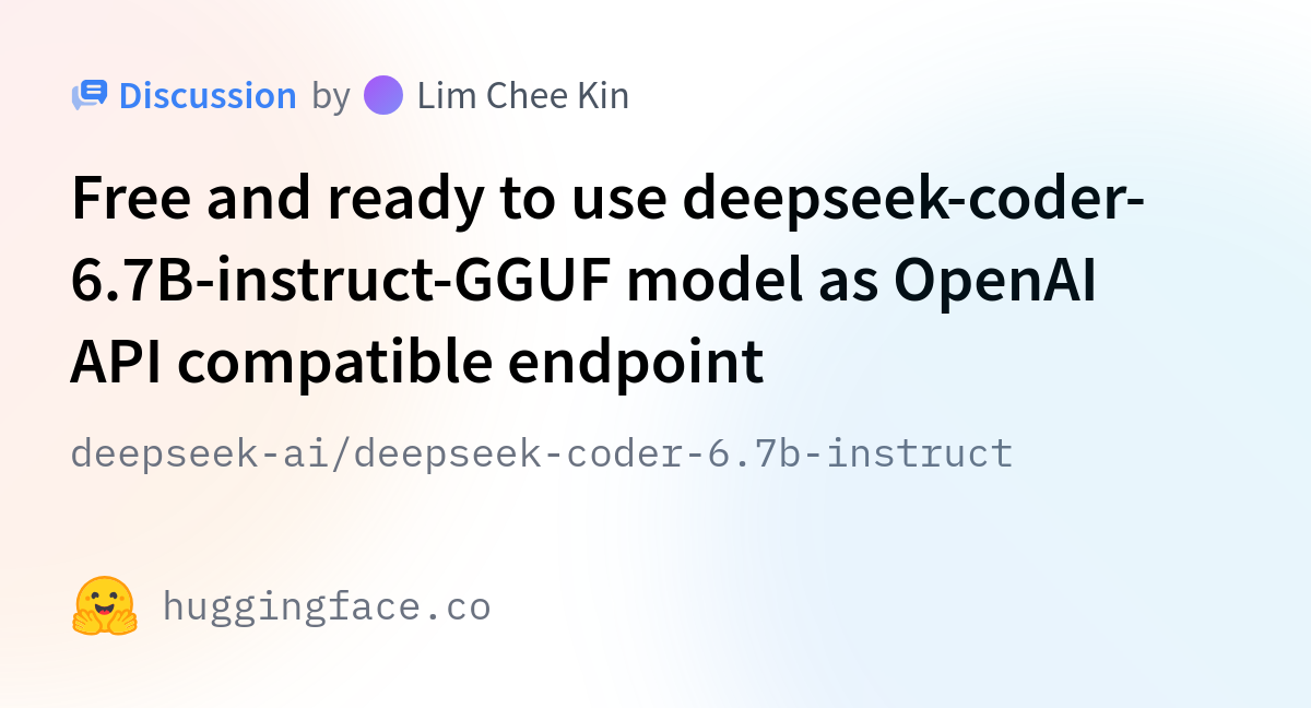 deepseek-ai/deepseek-coder-6.7b-instruct · Free and ready to use ...