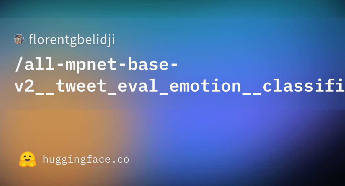 vocab.txt ·  florentgbelidji/all-mpnet-base-v2__tweet_eval_emotion__classifier at main
