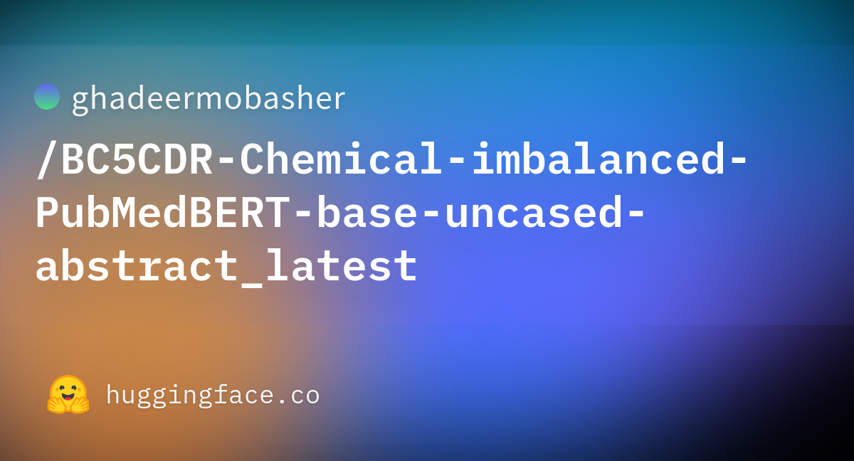 vocab.txt ·  ghadeermobasher/BC5CDR-Chemical-imbalanced-PubMedBERT-base-uncased-abstract_latest  at b351145a38a10baf629a2a0c6917a27a5eb7fc45