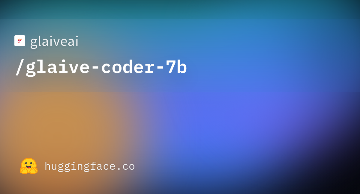 Thumbnail of glaiveai/glaive-coder-7b · Hugging Face