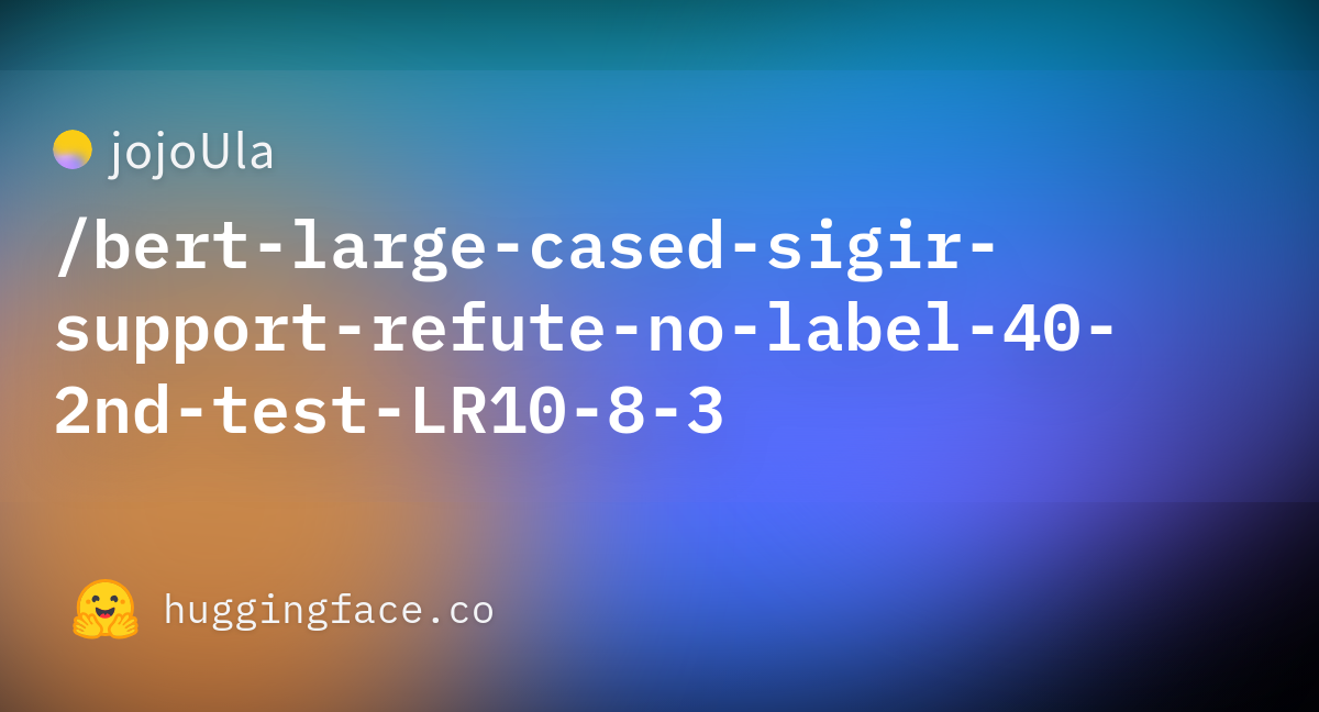 vocab.txt ·  jojoUla/bert-large-cased-sigir-support-refute-no-label-40-2nd-test-LR10-8-3  at c4e4d0563627eed7a0a1979a3bda562498175a41