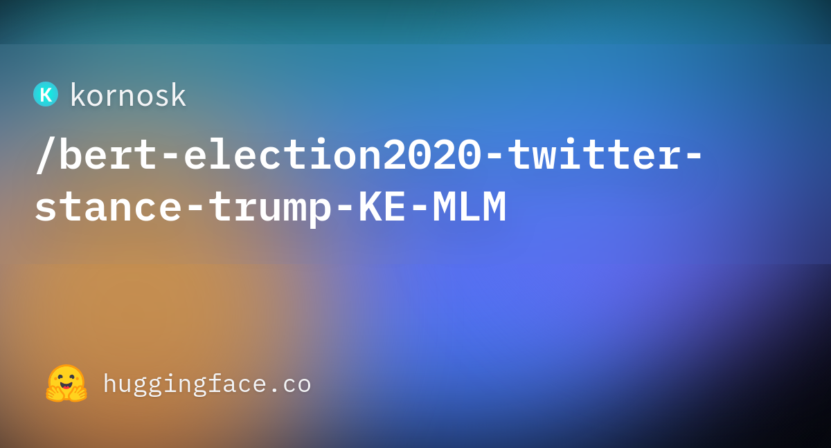 at vocab.txt kornosk/bert-election2020-twitter-stance-trump-KE-MLM · main