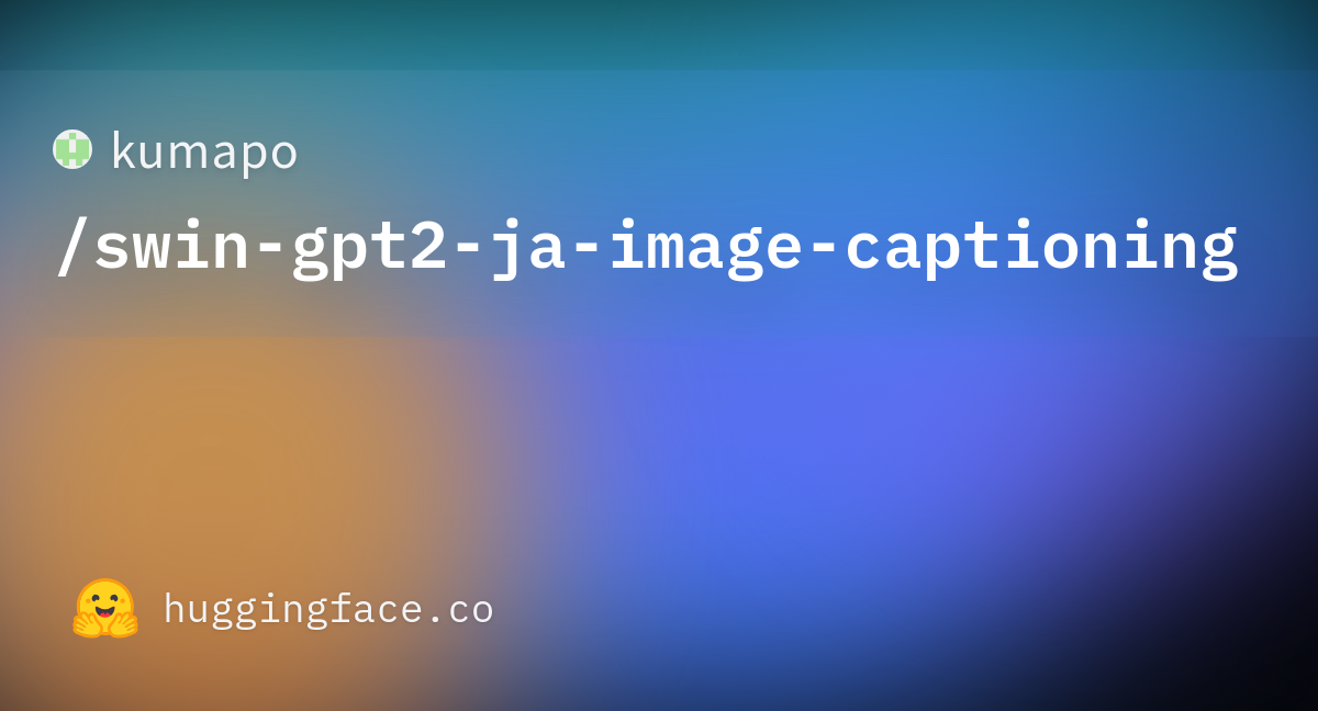 Kumaposwin Gpt2 Ja Image Captioning · Hugging Face