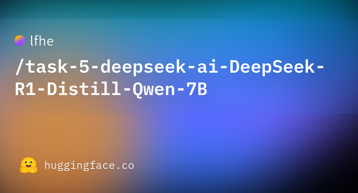 Special tokens map json lfhe task 5 deepseek ai deepseek r1 distill