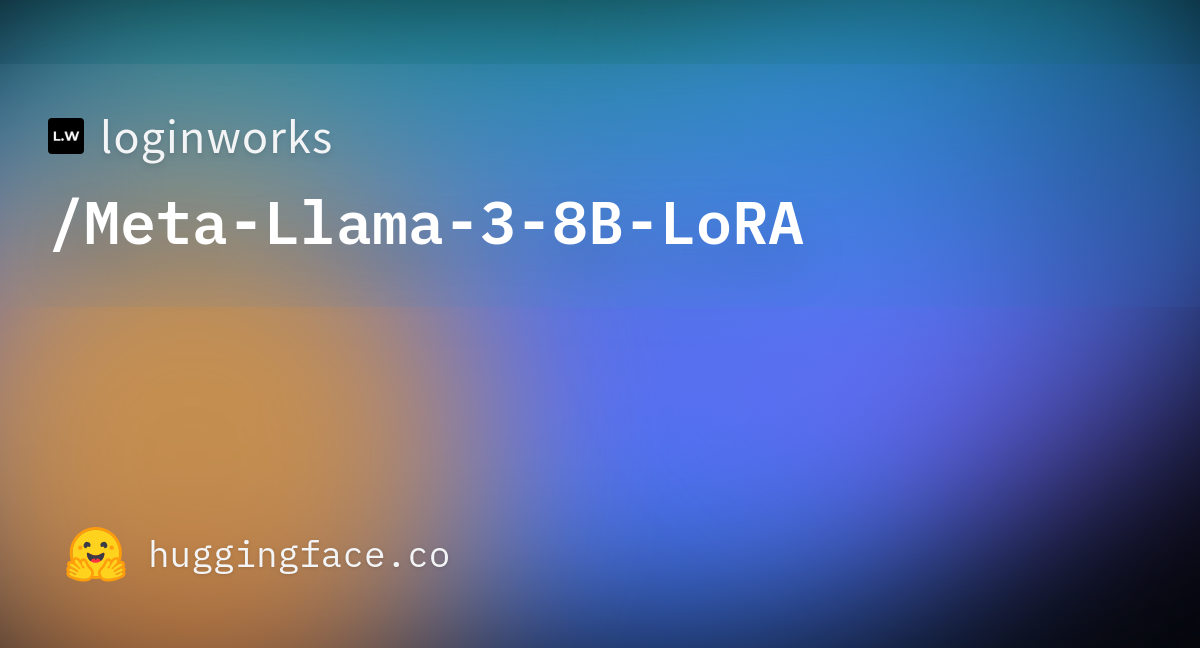 Loginworks/Meta-Llama-3-8B-LoRA · Training Metrics