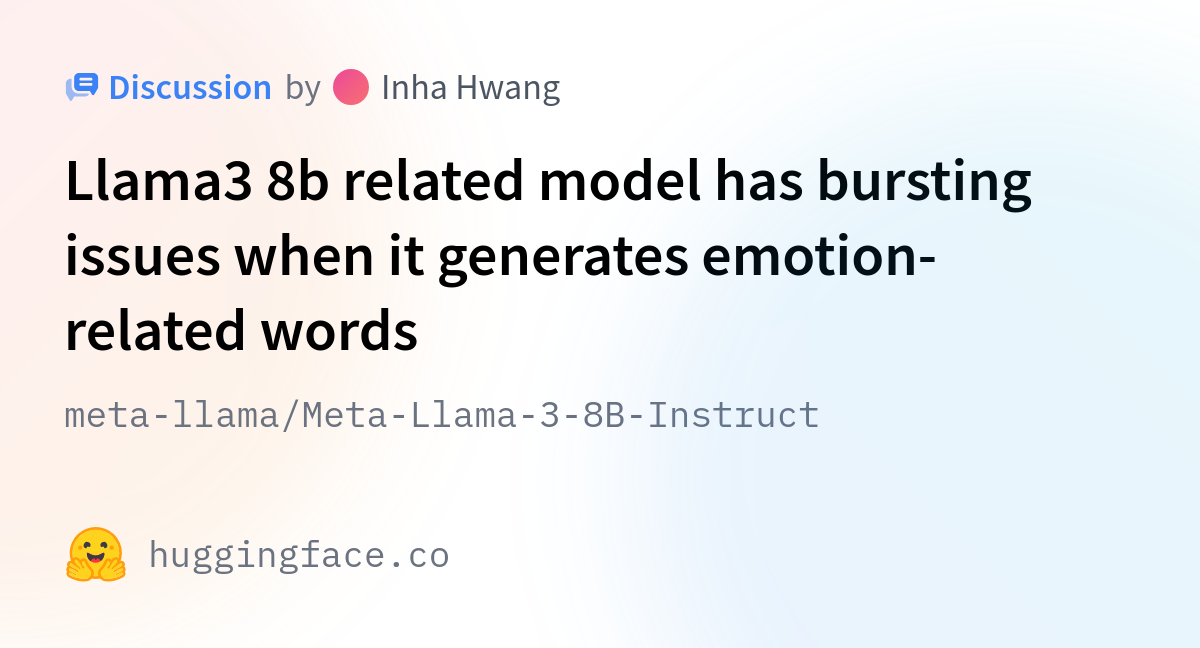 Meta-llama/Meta-Llama-3-8B-Instruct · Llama3 8b Related Model Has ...