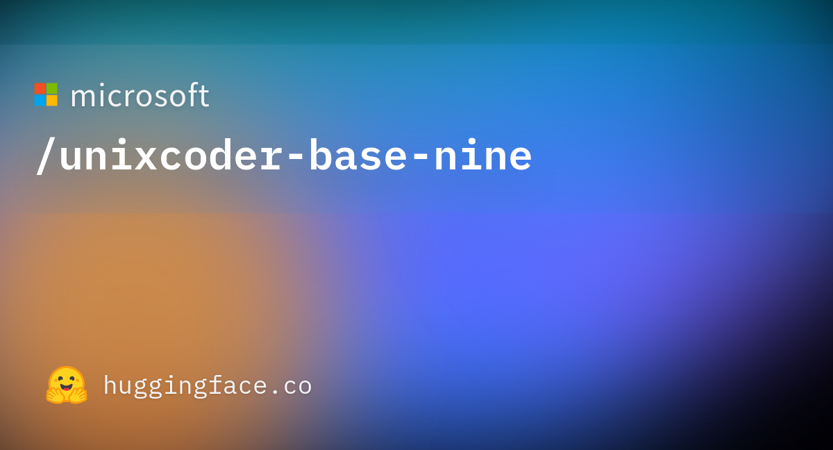 microsoft unixcoder base nine