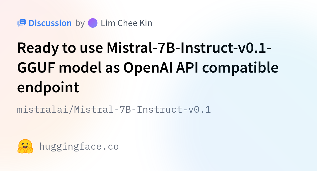 Mistralai/Mistral-7B-Instruct-v0.1 · Ready To Use Mistral-7B-Instruct ...