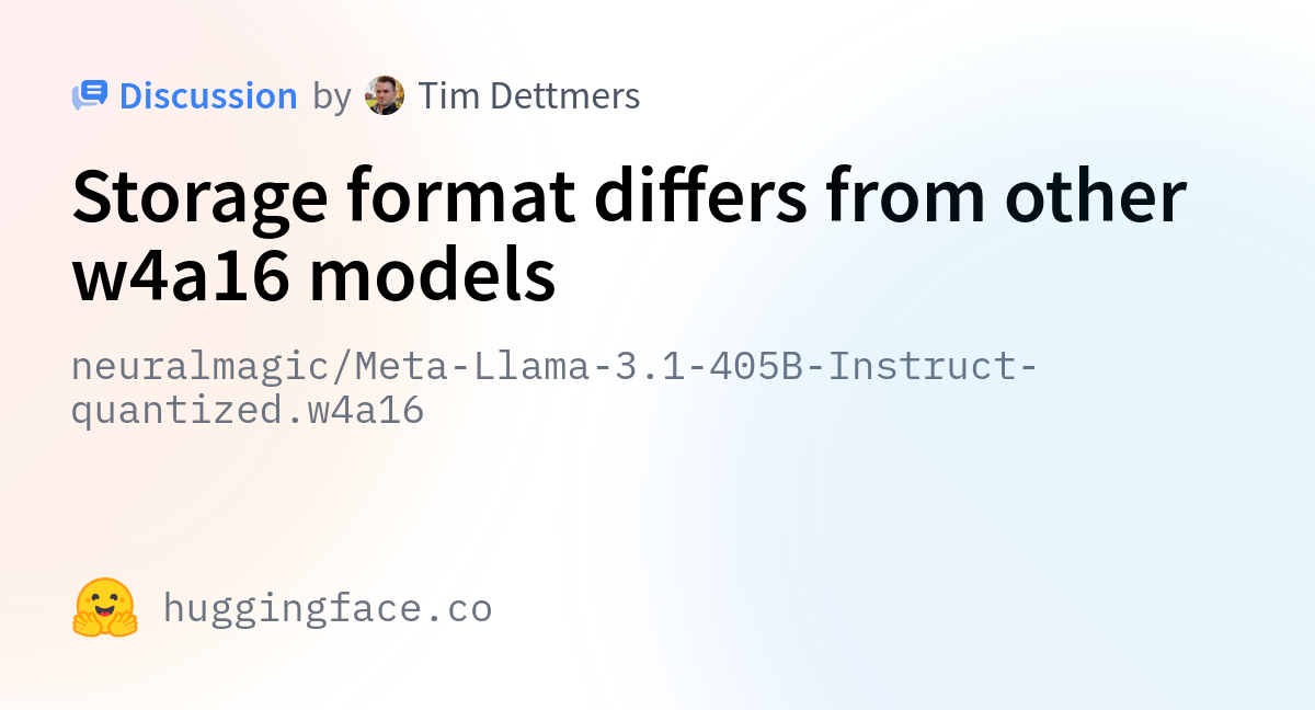 Neuralmagic/Meta-Llama-3.1-405B-Instruct-quantized.w4a16 · Storage ...