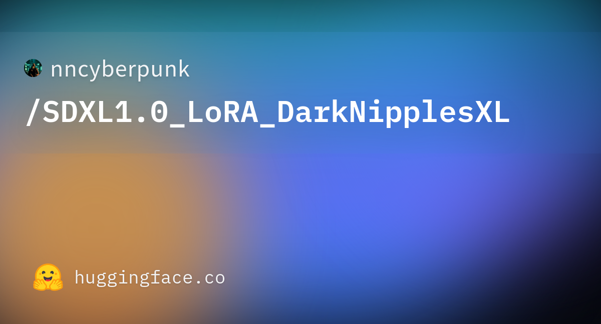 Nncyberpunk Lora Dark Nipples Xl At Main