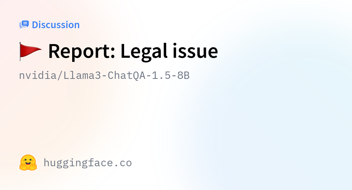 Your recent release of the ChatQA-1.5-8B language model raises serious concerns about compliance with the licensing terms for LLaMA 3, the open source