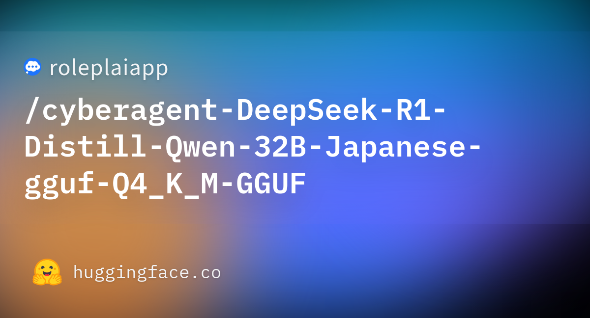 cyberagent-DeepSeek-R1-Distill-Qwen-32B-