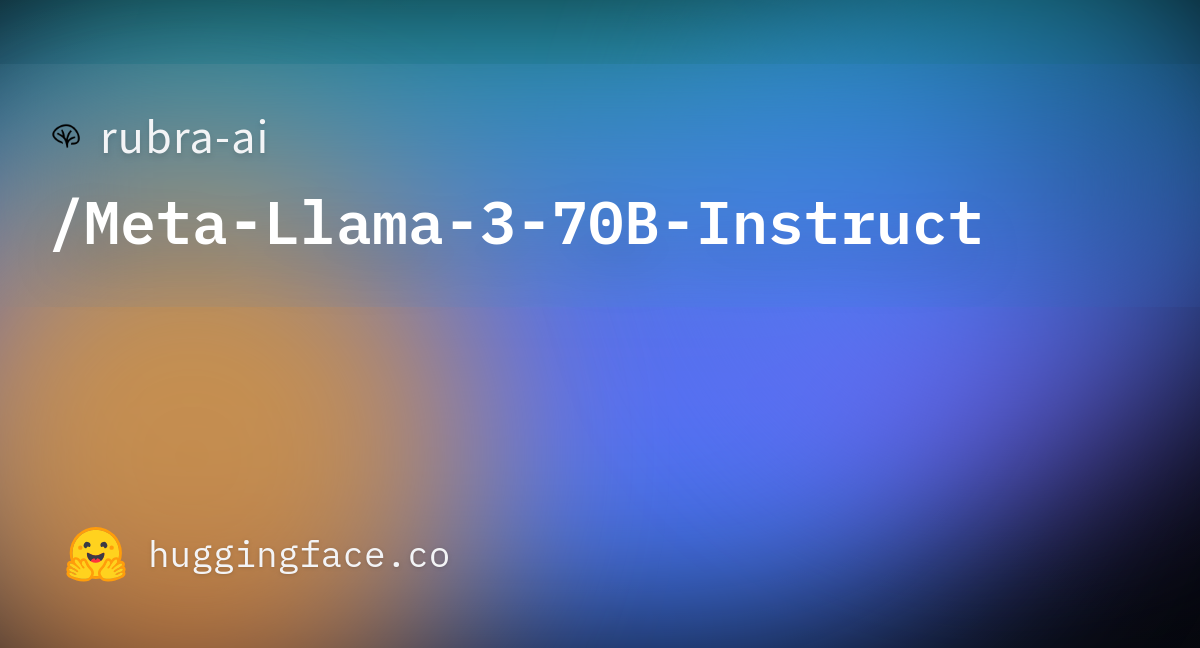 Rubra-ai/Meta-Llama-3-70B-Instruct · Hugging Face