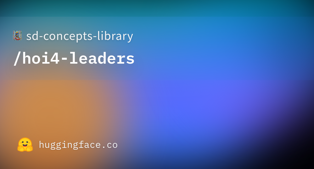 Sd concepts library hoi4 leaders hugging face