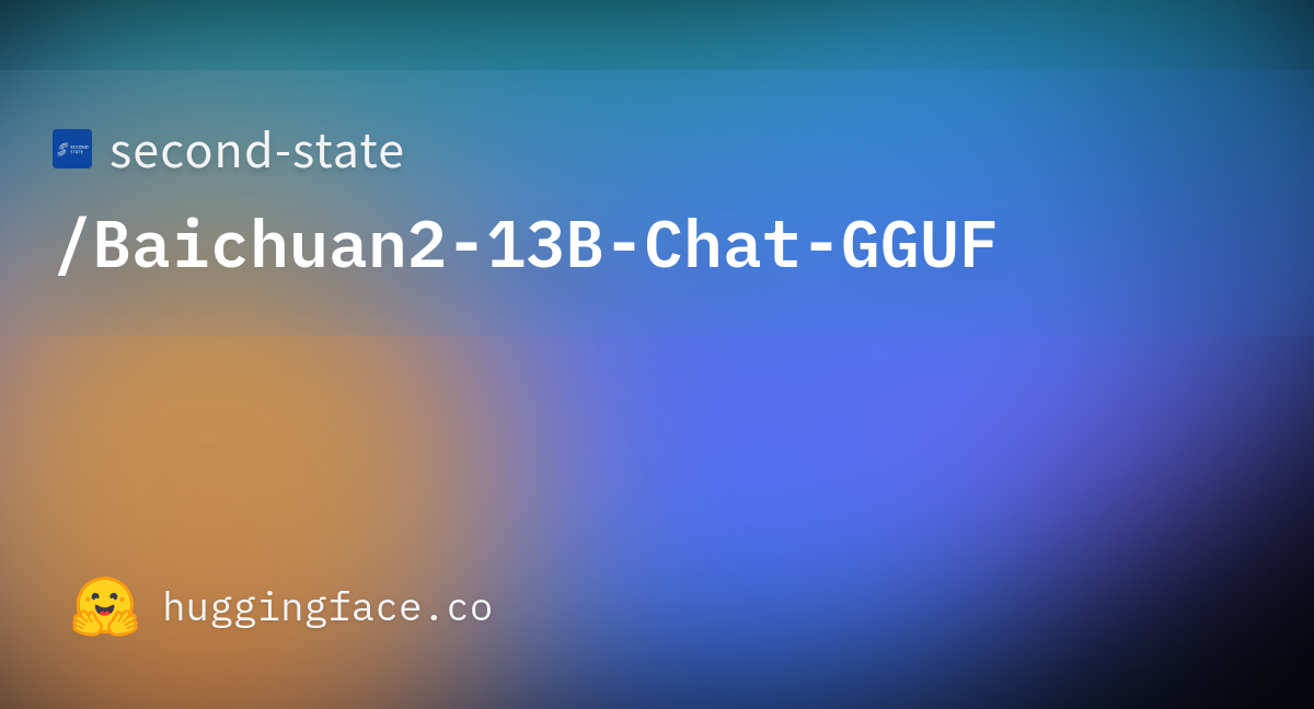 Second-state/Baichuan2-13B-Chat-GGUF At Main