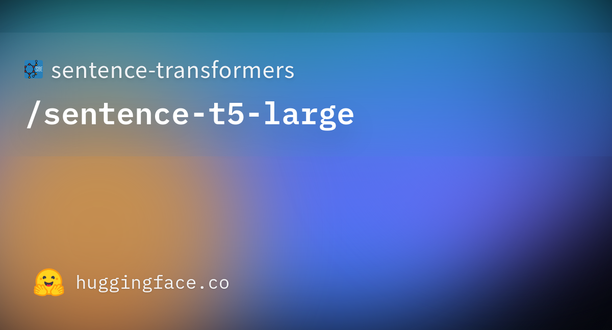 sentence-transformers-sentence-t5-large-hugging-face