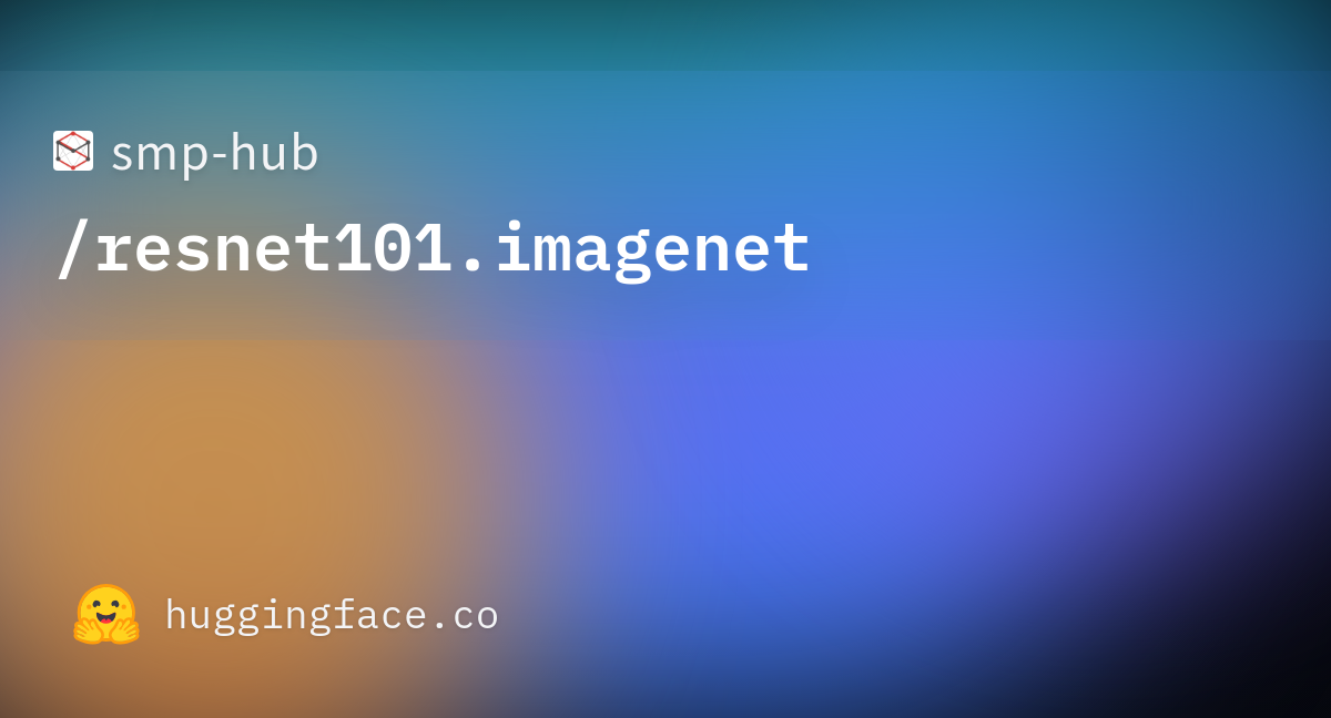 smp-hub/resnet101-imagenet · Hugging Face