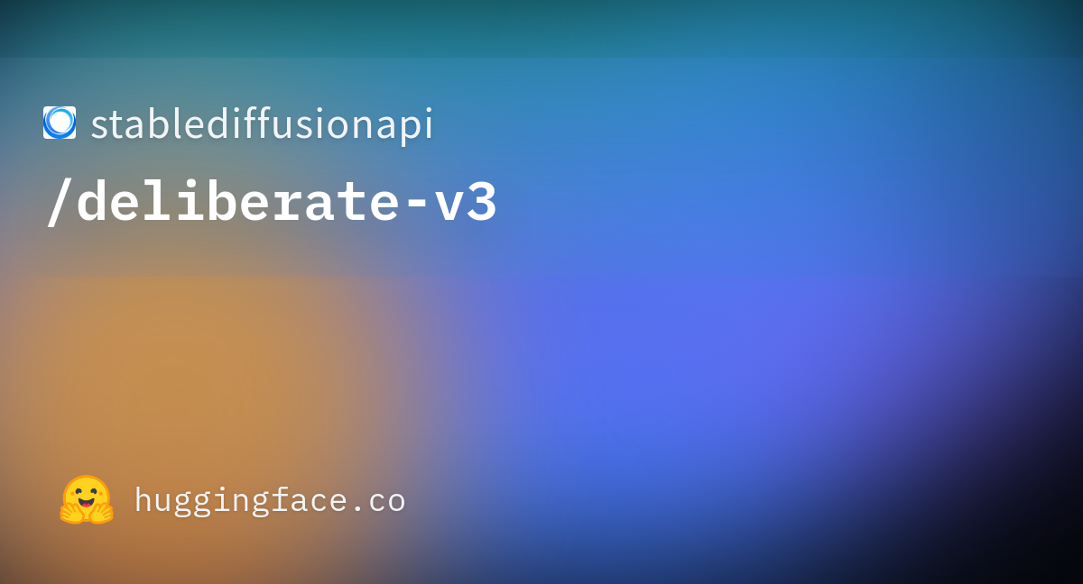 stablediffusionapi/deliberate-v3 · Hugging Face